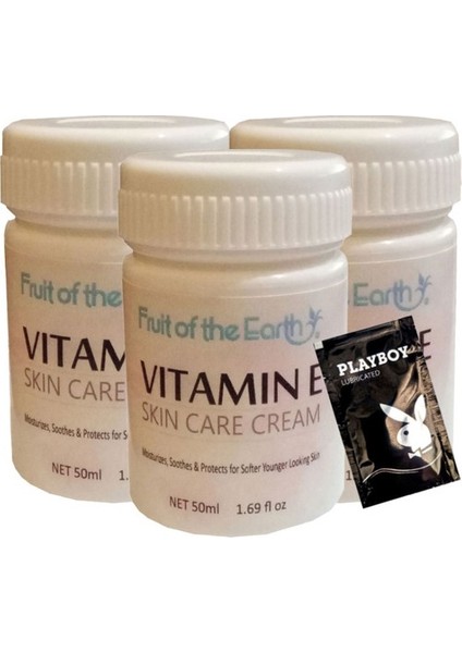 Fruit Of The Earth Skin Care 3x Adet Cream 50 ml Antıagıng Krem SNMP20409 + 1 Adet Jel Hediye