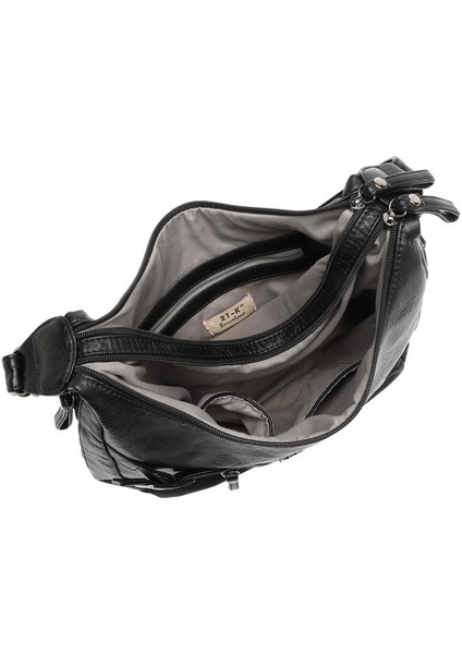 Yıkama Deri Hem Sırt Hem Omuz Kadın Çantası 21-K Barcelona 1930 modelleri