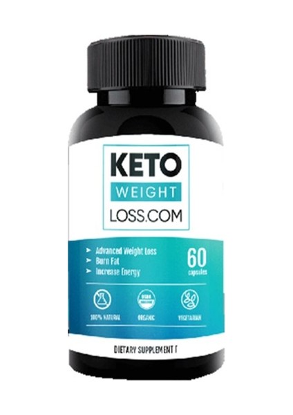 Keto Weight Loss Dietary Supp Bitkisel Takviye 60 Kapsül