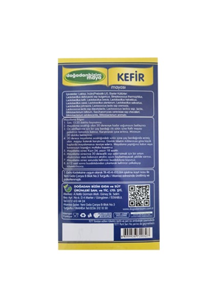 Kefir Mayası 4 x 10 gr + Gıda Termometresi modelleri