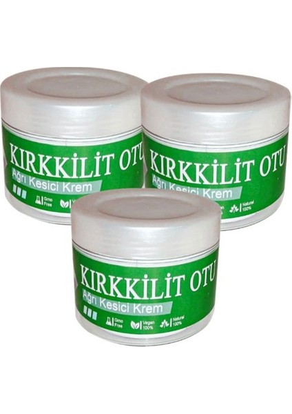 Kırk Kilit Otu Kremi Büyük Boy 150 ml x 3 Adet