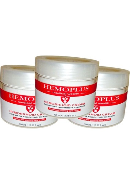 Hemoplus Krem 150 ml 3 Tane Birden
