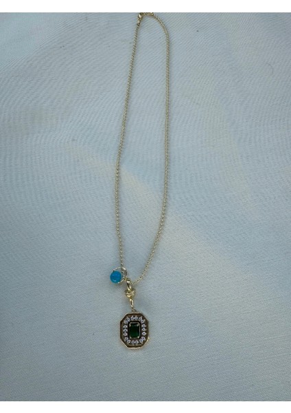 Serenay Kolye Mavi Boncuklu fırsatları