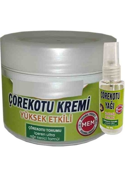 Mem Çörek Otu Kremi 100ML + 30 ml Yağ Set