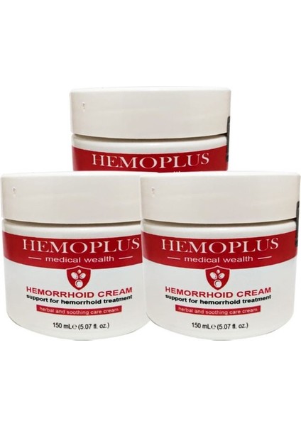 Hemoplus Büyük Boy 150 ml x 3 Adet