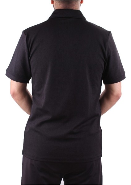 Twister 2290 Siyah Günlük Kısa Kol Normal Kesim Pamuklu Fermuarlı Polo Yaka Erkek Tişört fırsatları