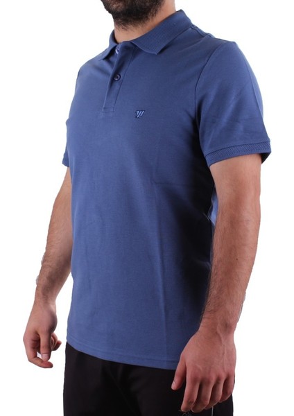 Twister 2341 Indigo Günlük Kısa Kol Normal Kesim Pamuklu Polo Yaka Erkek Tişört modelleri