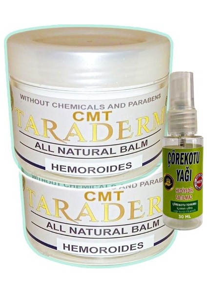 Taraderm Bakım Kremi 100 ml x 2 Adet + Çörek Otu Yağı 30 ml