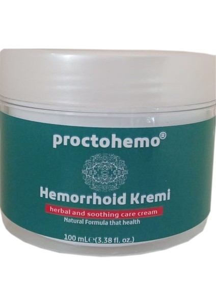 Proctohemo Hemorrhoıd Hemorroid Kremi 100 ml 3 Adet