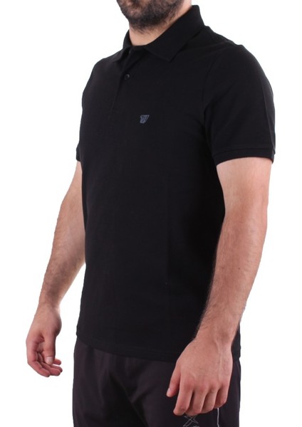 Twister 2341 Siyah Günlük Kısa Kol Normal Kesim Pamuklu Polo Yaka Erkek Tişört modelleri
