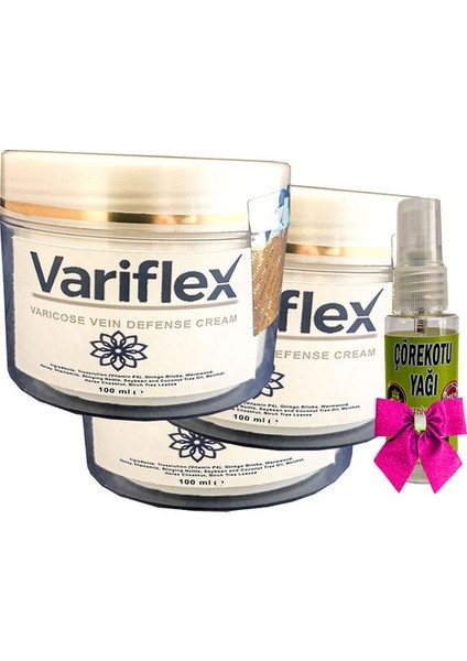 Krem 100 ml x 3 Adet + ve Çörek Otu Yağı 30 ml
