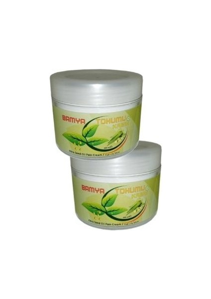 Vücut Agrılarını Gideren Bamya Tohumu Mesaj Kremi 100 ml x 2 Adet