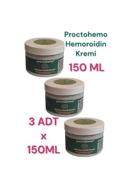 Proctohemo Kremi 150 ml 3 Adet
