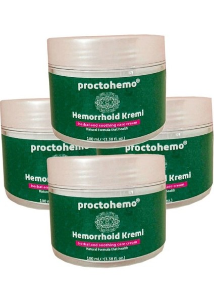 Proctohemo Hemorroidin Cream 4 Tane x 150 ml