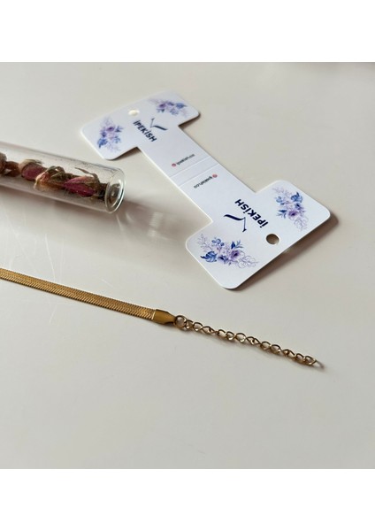 Ayarlanabilir Gold Renk Italyan Zincir Paslanmaz Çelik Unisex Bileklik fiyatları