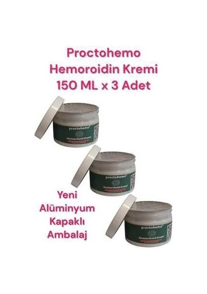 Proctohemo Kremi 150 ml 3 Adet fiyatları