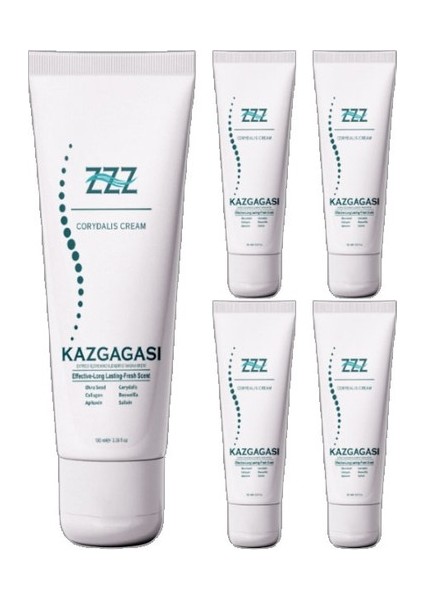 Kaz Gagası 4 Tane Özel Karışımlı Corydalis 100 ml Sırt Bel Kas İskelet Kısmi Kullanım Kremi