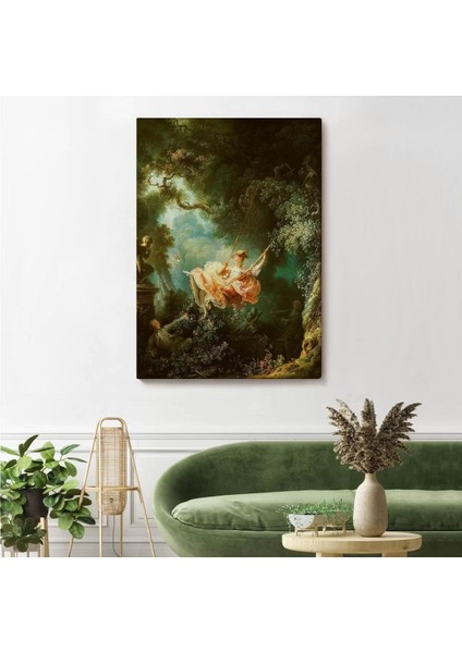 Jean-Honore Fragonard Salıncağın Mutlu Kazaları TABLOSU-6253 fiyatları