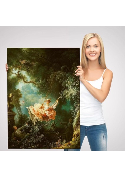 Jean-Honore Fragonard Salıncağın Mutlu Kazaları TABLOSU-6253 modelleri