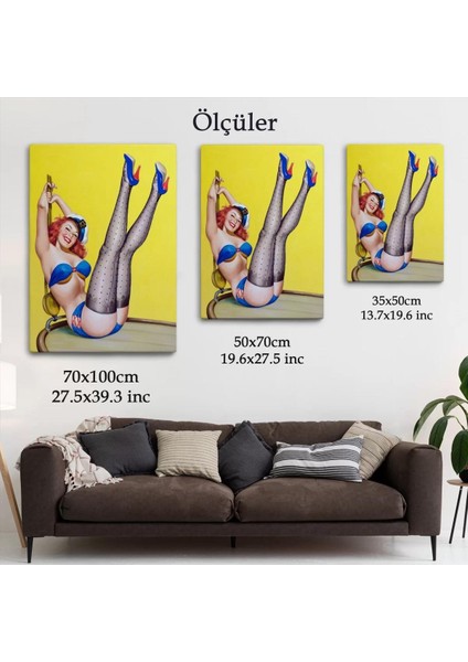 Amerikalı Güzel Kadın Çizgi Roman Kapağı Duvar TABLOSU-6231 indirimleri