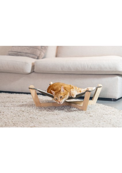 Dbl Kedi Hamağı, Gri, 51X51X18,5CM