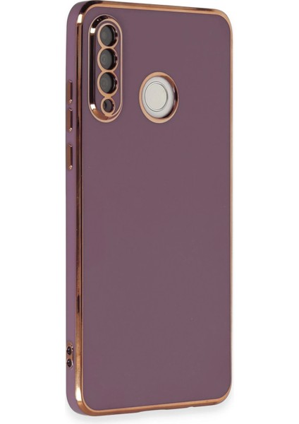 Huawei P30 Lite Kılıf Volet Silikon - Mor Mrayd fiyatları