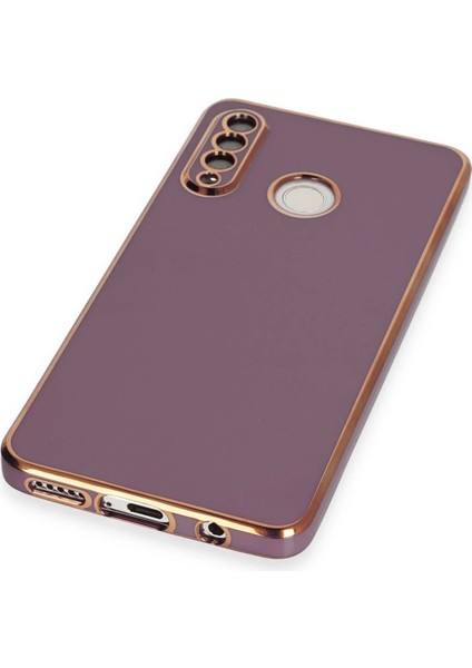 Huawei P30 Lite Kılıf Volet Silikon - Mor Mrayd fırsatları