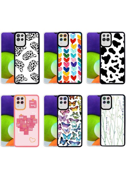 Galaxy A22 4g Kılıf Iktk M-Fit Desenli Kapak-Hat No5 fiyatları