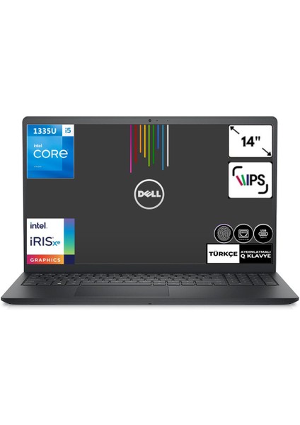 Latitude 3450 I5-1335U 16 GB 1 Tb SSD Windows 11 Pro Iris Xe Graphics 14" Full Hd Taşınabilir Bilgisayar N006L345014EMEACB5