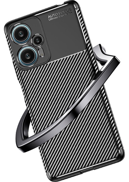Xiaomi Poco F5 Kılıf Iktk Negro Silikon Kapak-Siyah indirimleri