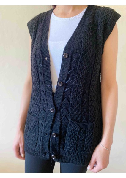 Çift Cepli Kadın Yelek modelleri