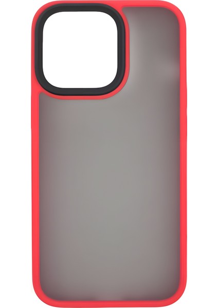 iPhone 13 Pro Max Kılıf Kenarları Renkli Arkası Mat Kılıf