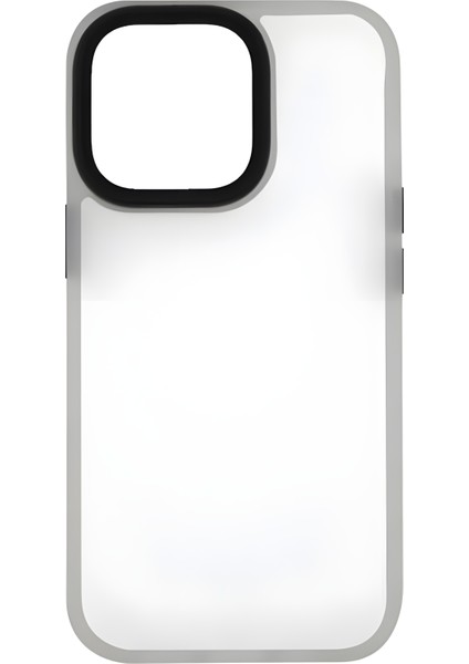 iPhone 13 Pro Max Kılıf Kenarları Renkli Arkası Mat Kılıf