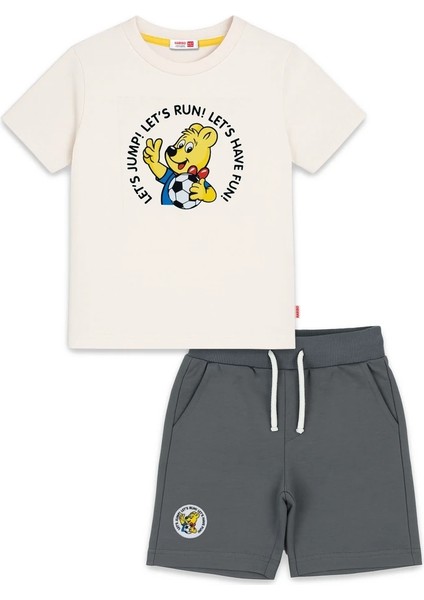 Erkek Çocuk Penye Şortlu Takım