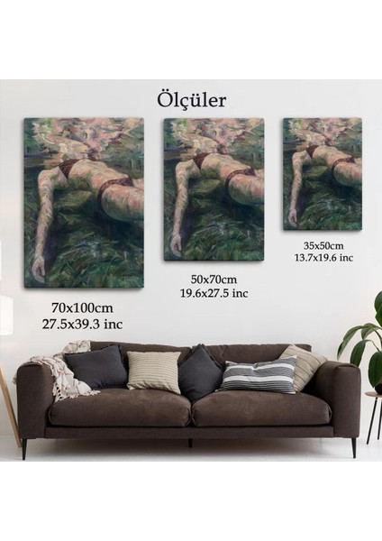 Deniz Altındaki Kadın Dekoratif Duvar TABLOSU-6402 indirimleri