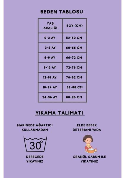 Ayıcık Desenli Bebek Zıbın ve Önlük Seti - Mavi Kenarlı & Pamuklu/paraşüt Kumaş (0-36 Ay)