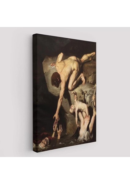 Tufan Sahnesi Tablosu Scene Of Deluge - Joseph Desire COURT-6414