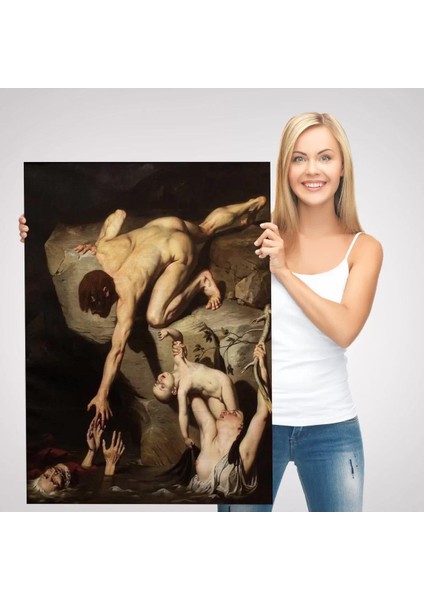 Tufan Sahnesi Tablosu Scene Of Deluge - Joseph Desire COURT-6414 modelleri