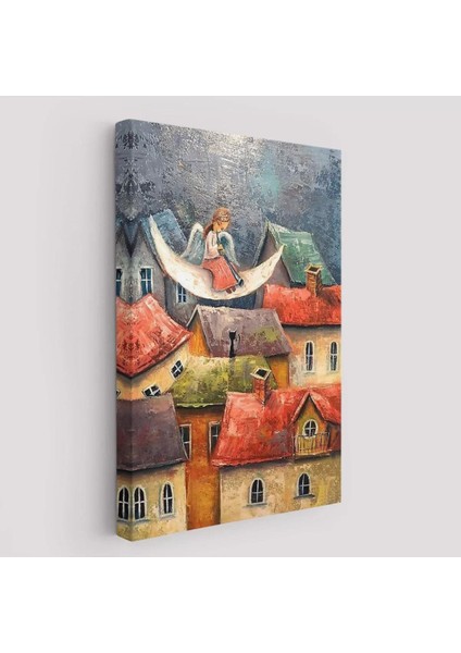 Gecenin Meleği Dekoratif Duvar TABLOSU-6244