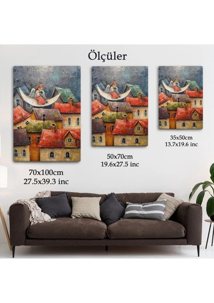 Gecenin Meleği Dekoratif Duvar TABLOSU-6244 indirimleri