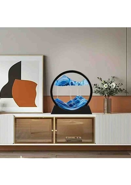 Isme Özel Mavi Derin Deniz Kum Manzarası 3D Hızlı Kum Sanatı fiyatları