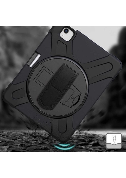 iPad Air 11 2025 M3 Hzrv Defender Tablet Silikon - Siyah