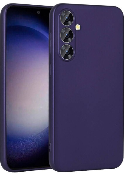 Galaxy S24 Kılıf Hzrv Premier Silikon Kapak-Lacivert