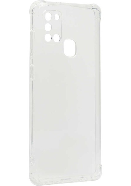 Galaxy A21S Kılıf Hzrv Kamera Korumalı Nitro Anti Shock Silikon-Renksiz
