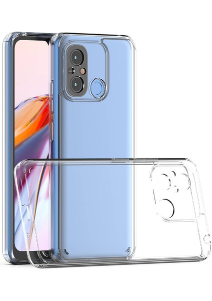 Xiaomi Redmi 12C Kılıf Hzrv Coss Kapak-Renksiz