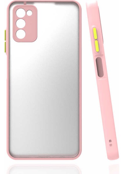 Galaxy A03S Kılıf Hzrv Hux Kapak-Pembe