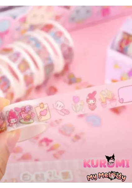 Munıs - Anime Karakterli ve Kuromi-My Melody Sticker + Bant Mega Hediye Seti – 2’li Özel Kutu indirimleri