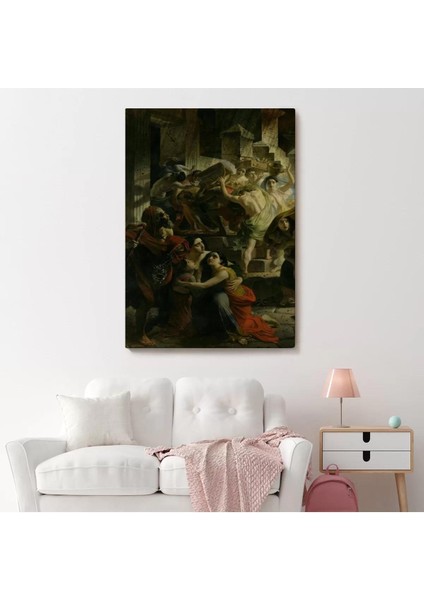 Pompeii'nin Son Günü Karl Pavlovich Bryullov Kanvas TABLO-6362 fiyatları