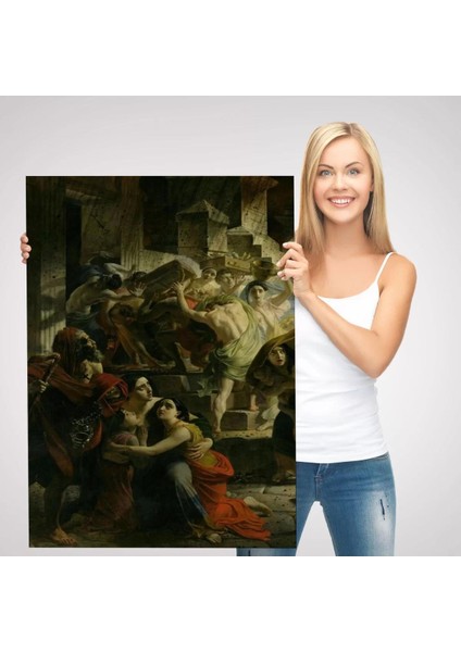 Pompeii'nin Son Günü Karl Pavlovich Bryullov Kanvas TABLO-6362 modelleri