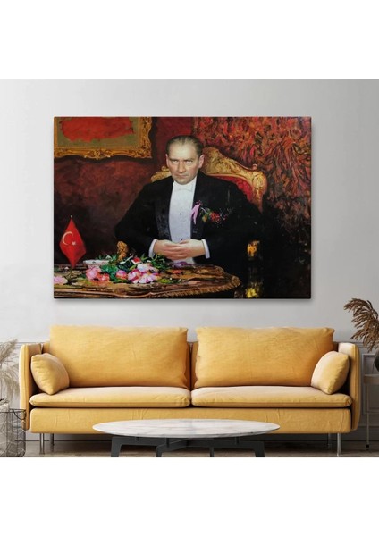 Keskin Bakışlı Atatürk TABLOSU-6553 fiyatları